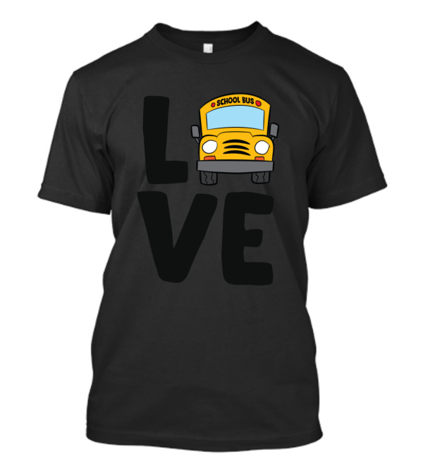 Love School Bus Driver Kids Schoolbus T-Shirt