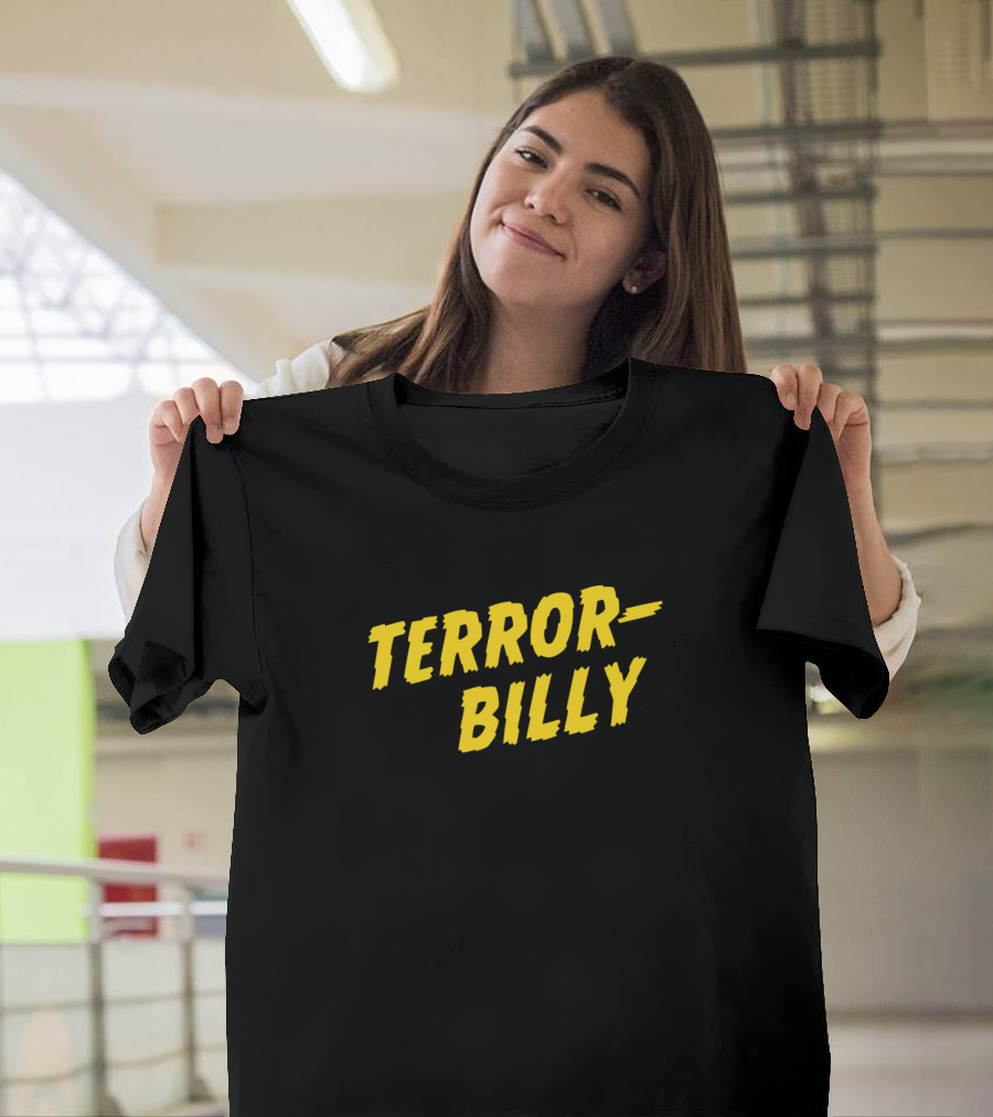 Terror Billy Wolfenstein W Logo Back T-Shirt