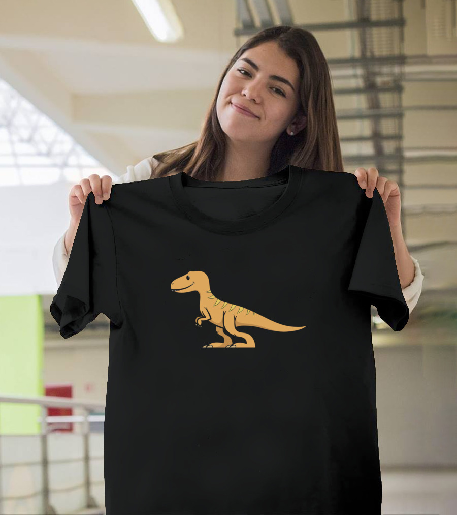Cuteforkids Tyrannosaurus Rex Dinosaur Cartoon T-Shirt