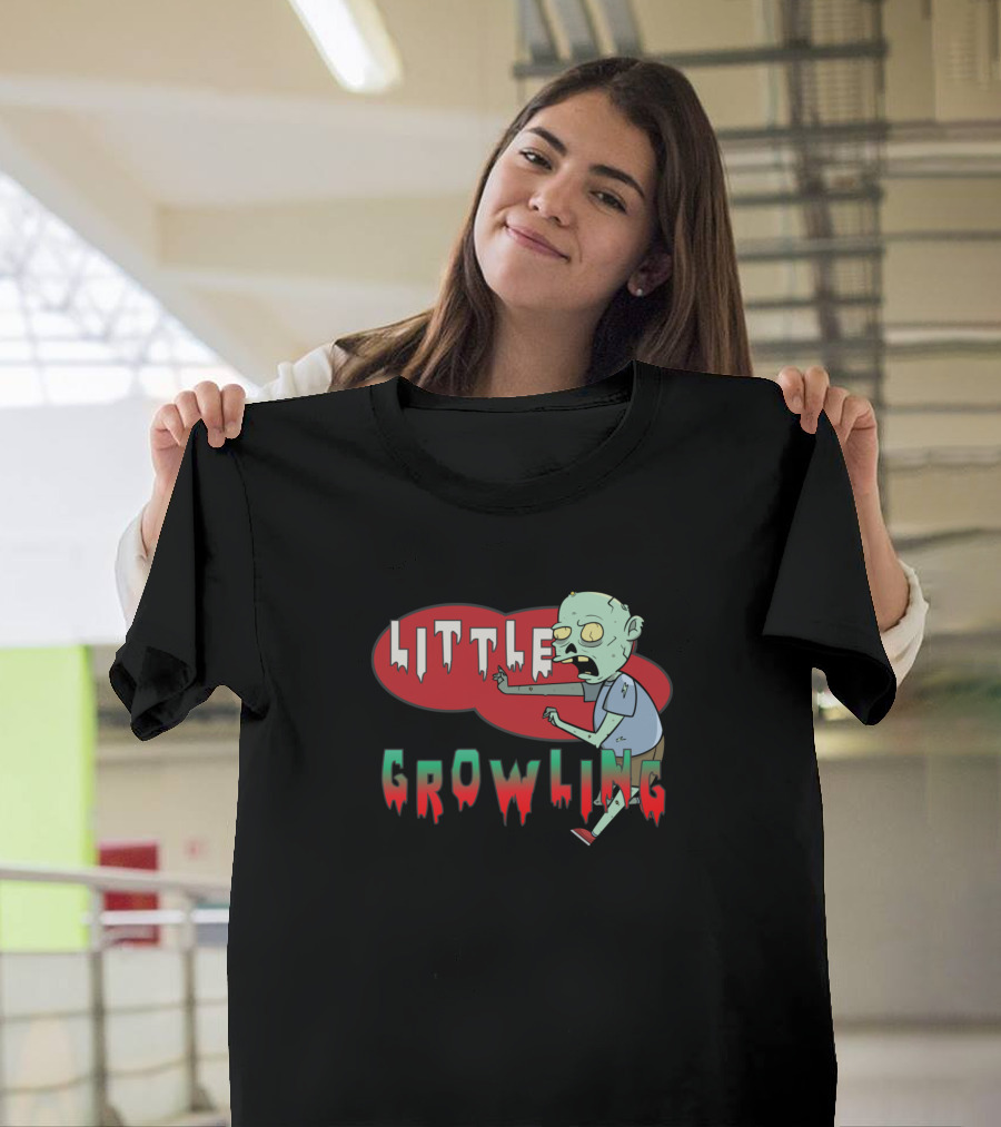 Little Growling Halloween Zombie Sibling T-Shirt