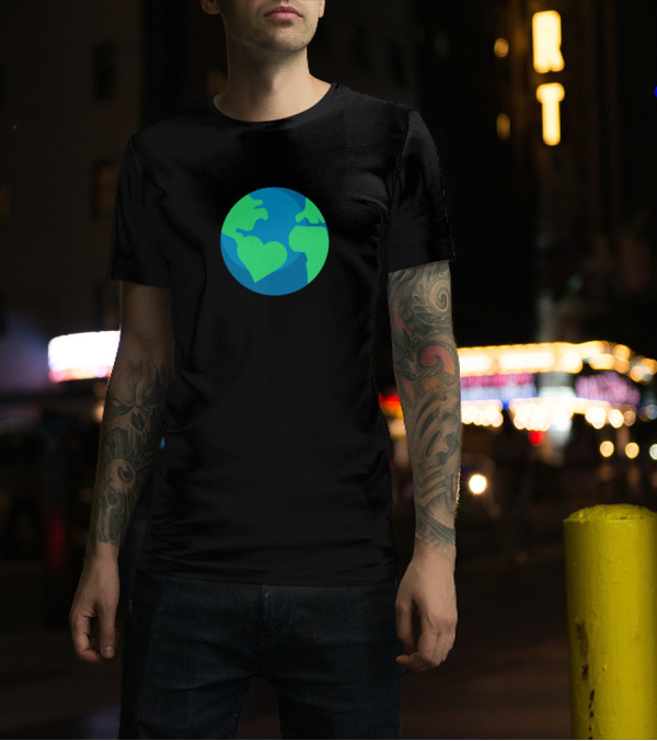 There Is No Planet B Heart Earth Environment Climate Protection T-Shirt