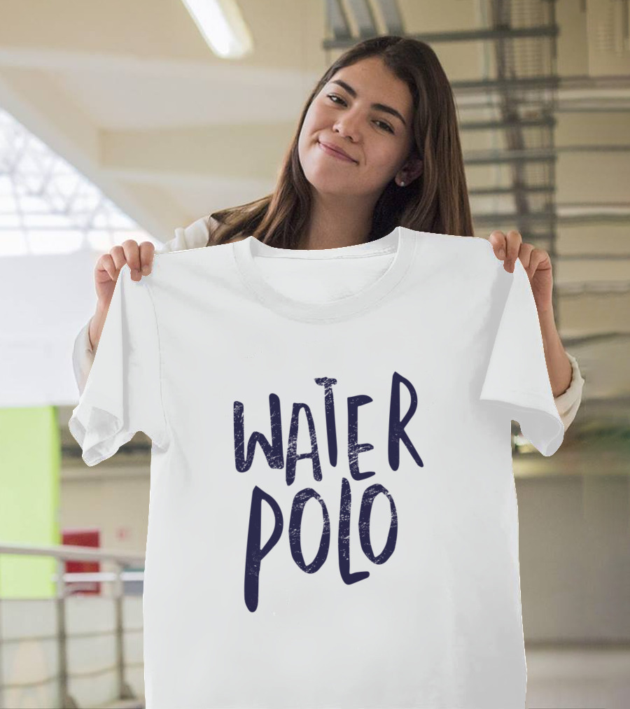Water Polo Bold Font T-Shirt