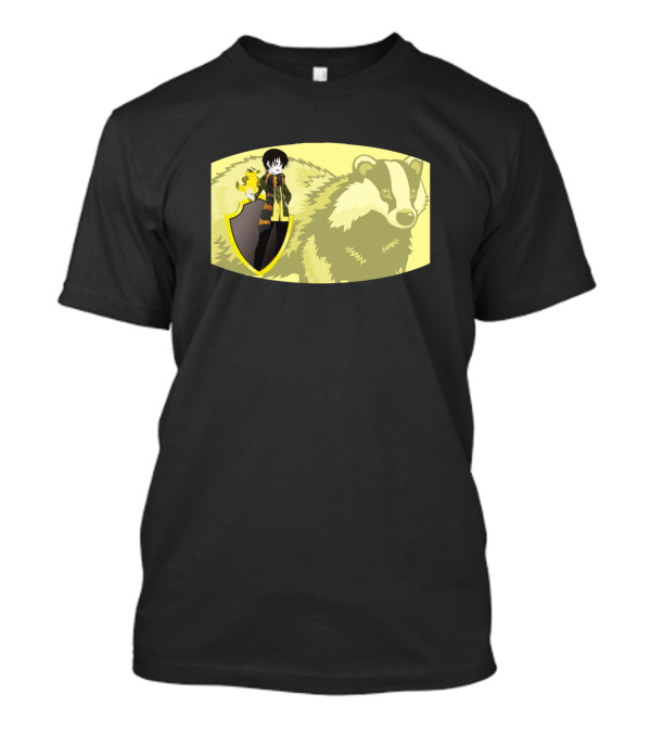 Yellow Spell Caster Badger Shield T-Shirt