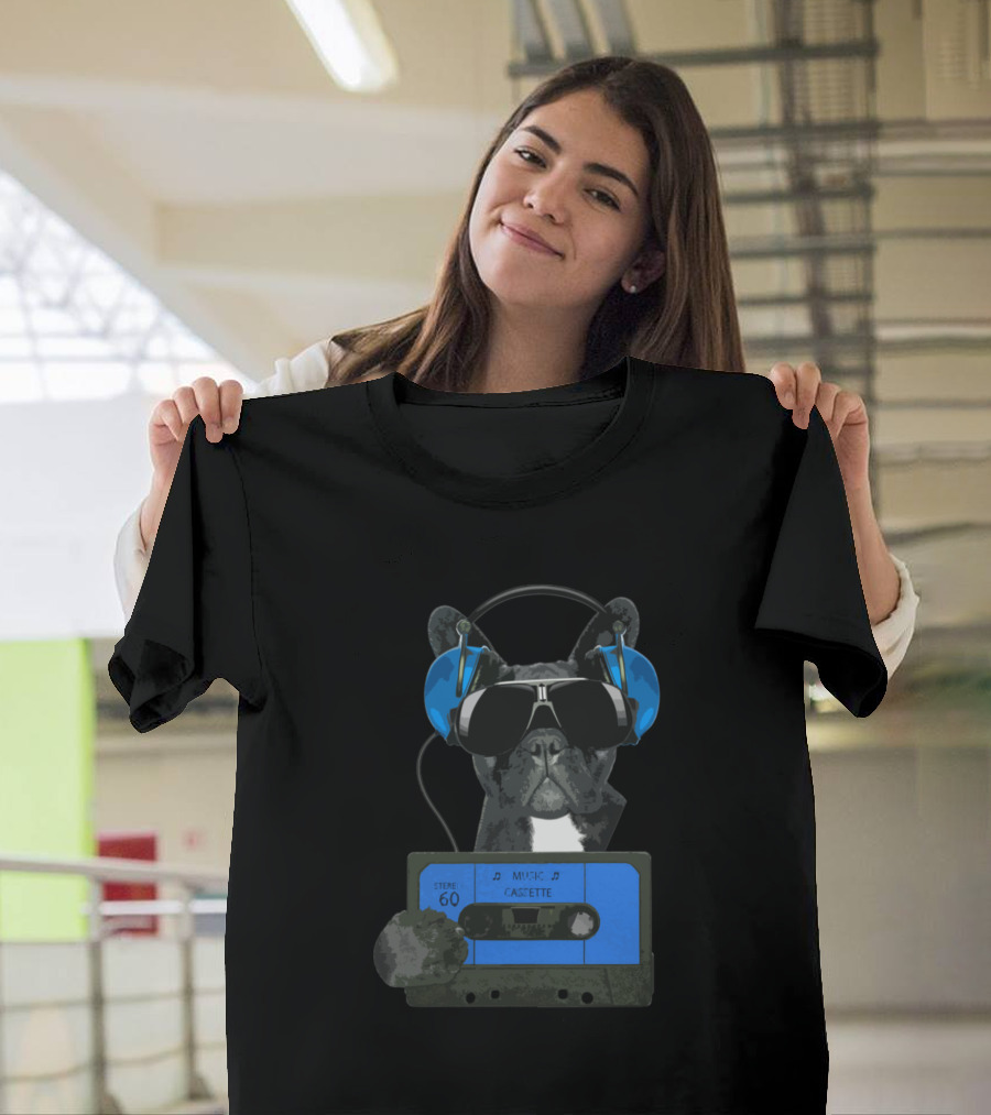 Stereo Music Dog Cassette 60 T-Shirt