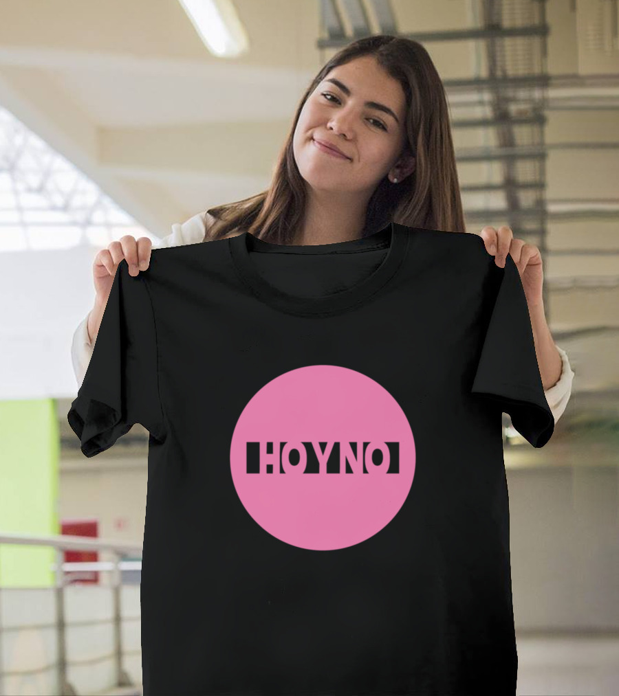 Hoy No Humor Pink Circle T-Shirt