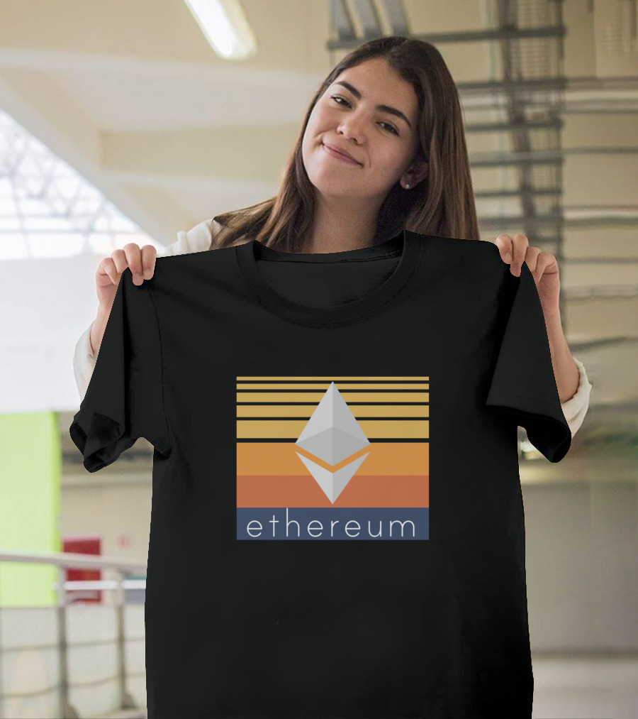 Ethereum Retro Stripes T-Shirt