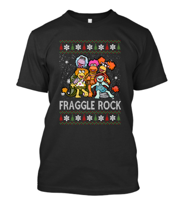 Fraggle Rock Characters Snowflake T-Shirt