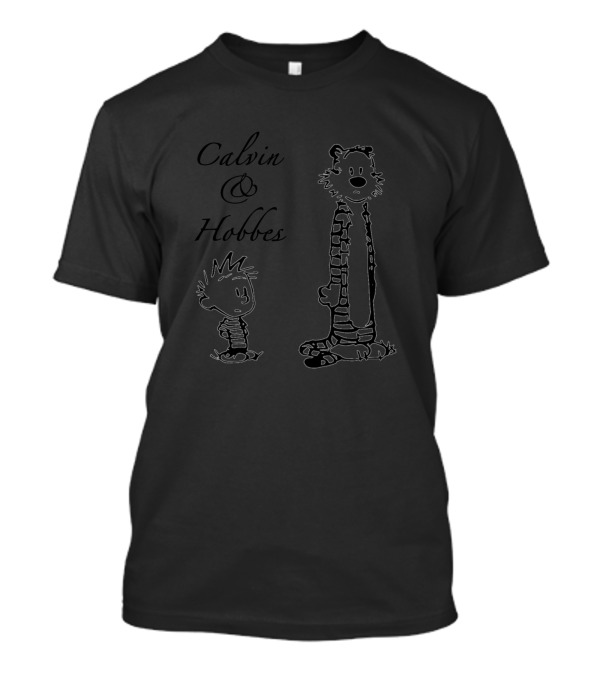 Calvin And Hobbes Bill Watterson Comic Characters T-Shirt