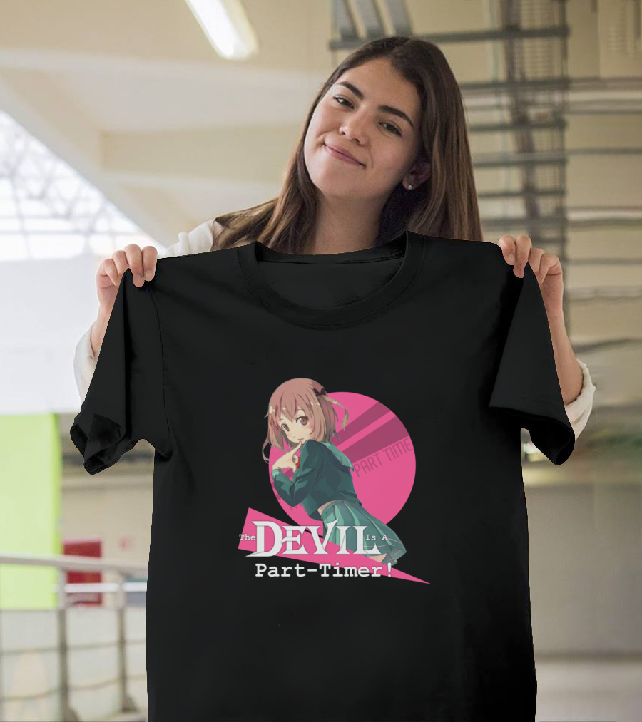 Kawaii Chiho Sasaki The Devil Is A Part-Timer Anime Character T-Shirt