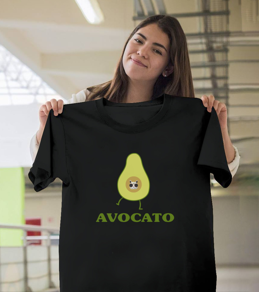 Avocato Funny Cinco De Mayo Cat Avocado T-Shirt