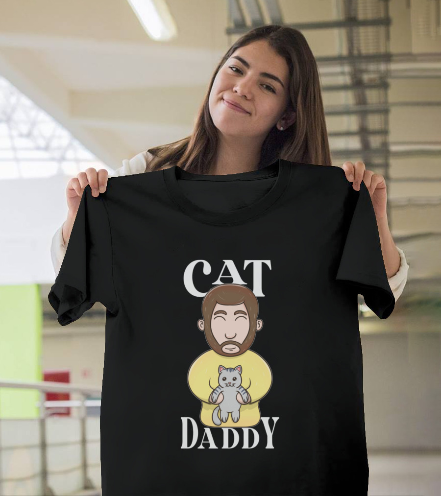 CAT DADDY KITTY KITTEN CAT LOVER T-Shirt