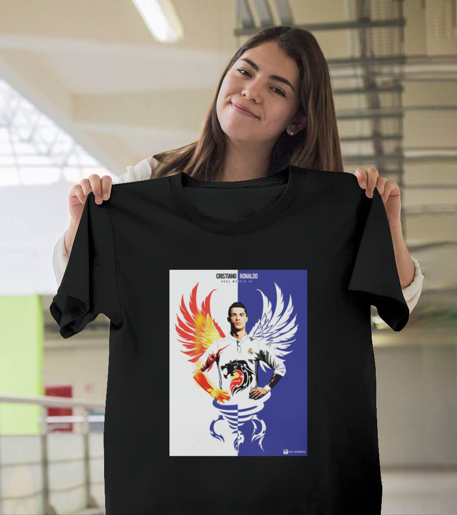 Cristiano Ronaldo Real Madrid Winged Lion T-Shirt