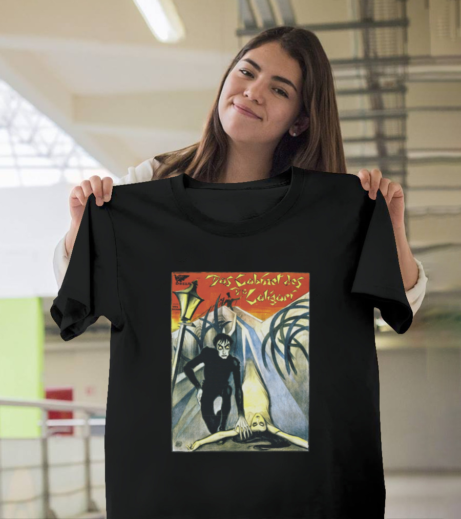 Das Cabinet des Dr Caligari Vintage Expressionist Cinema T-Shirt