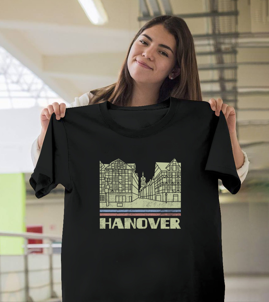 Hanover City Germany Skyline Cityscape Urban Architecture T-Shirt
