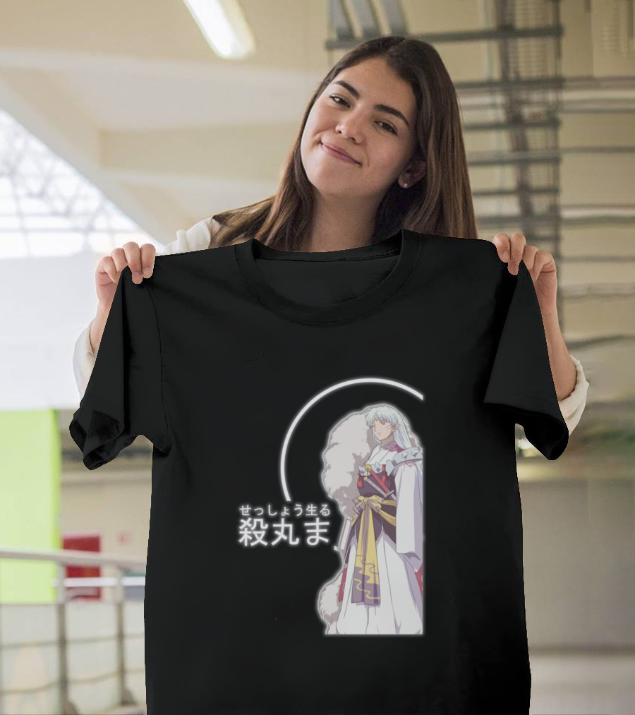 Sesshomaru Inuyasha Japanese Kanji T-Shirt
