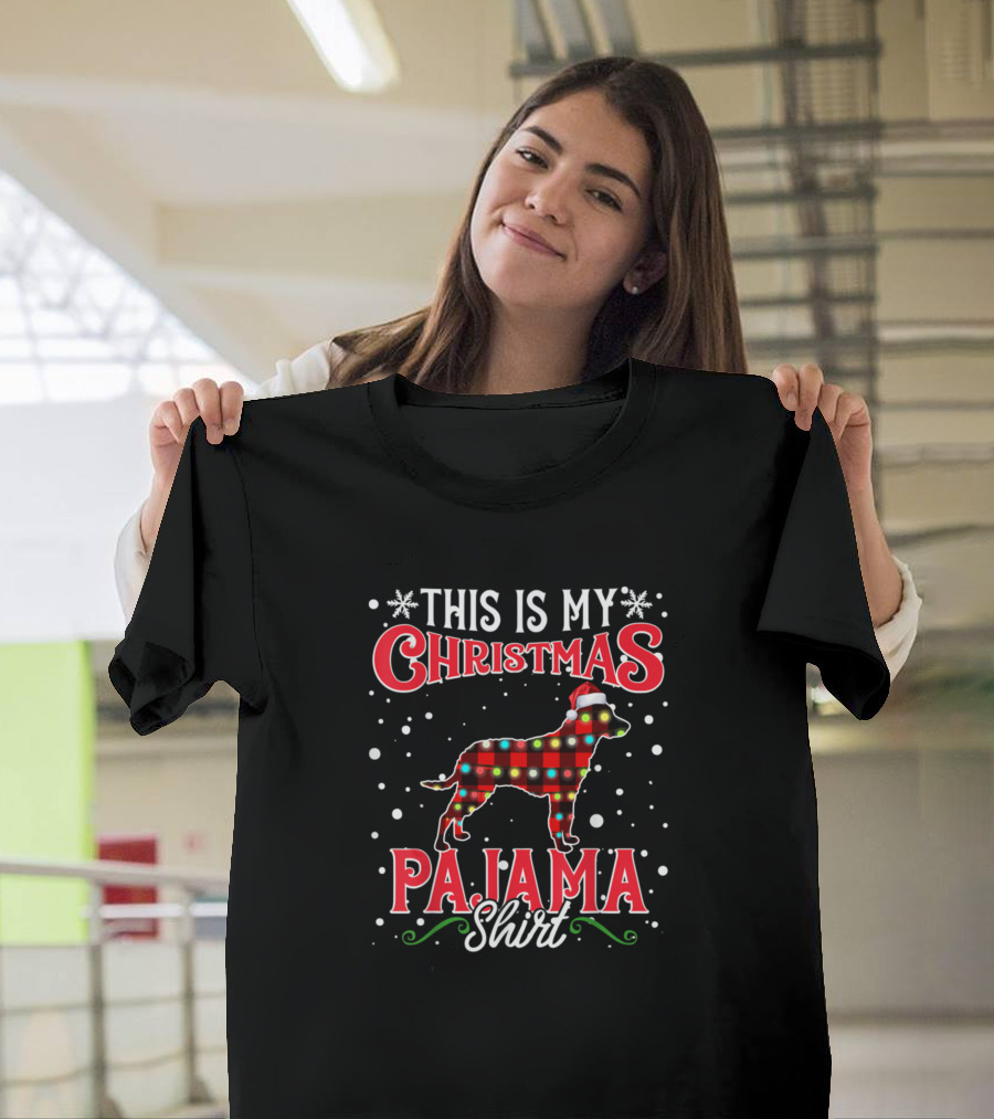 THIS IS MY CHRISTMAS CURLY COATED RETRIEVER PAJAMA T-Shirt