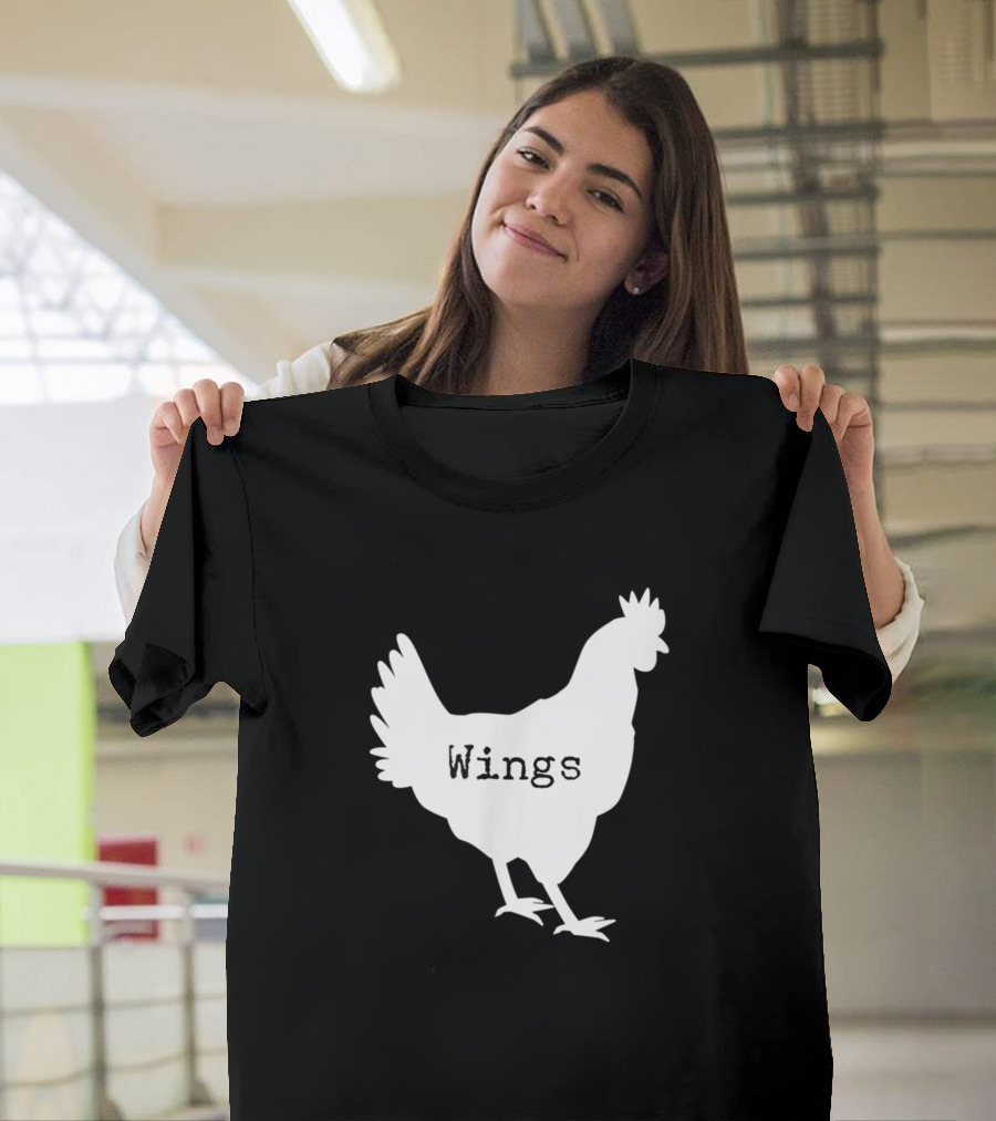 King of the Wings Funny Chicken Wing Lovers Wings T-Shirt