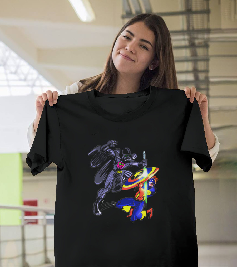 Revenger Warz Darth Mouse Battle Captain Mouse America T-Shirt