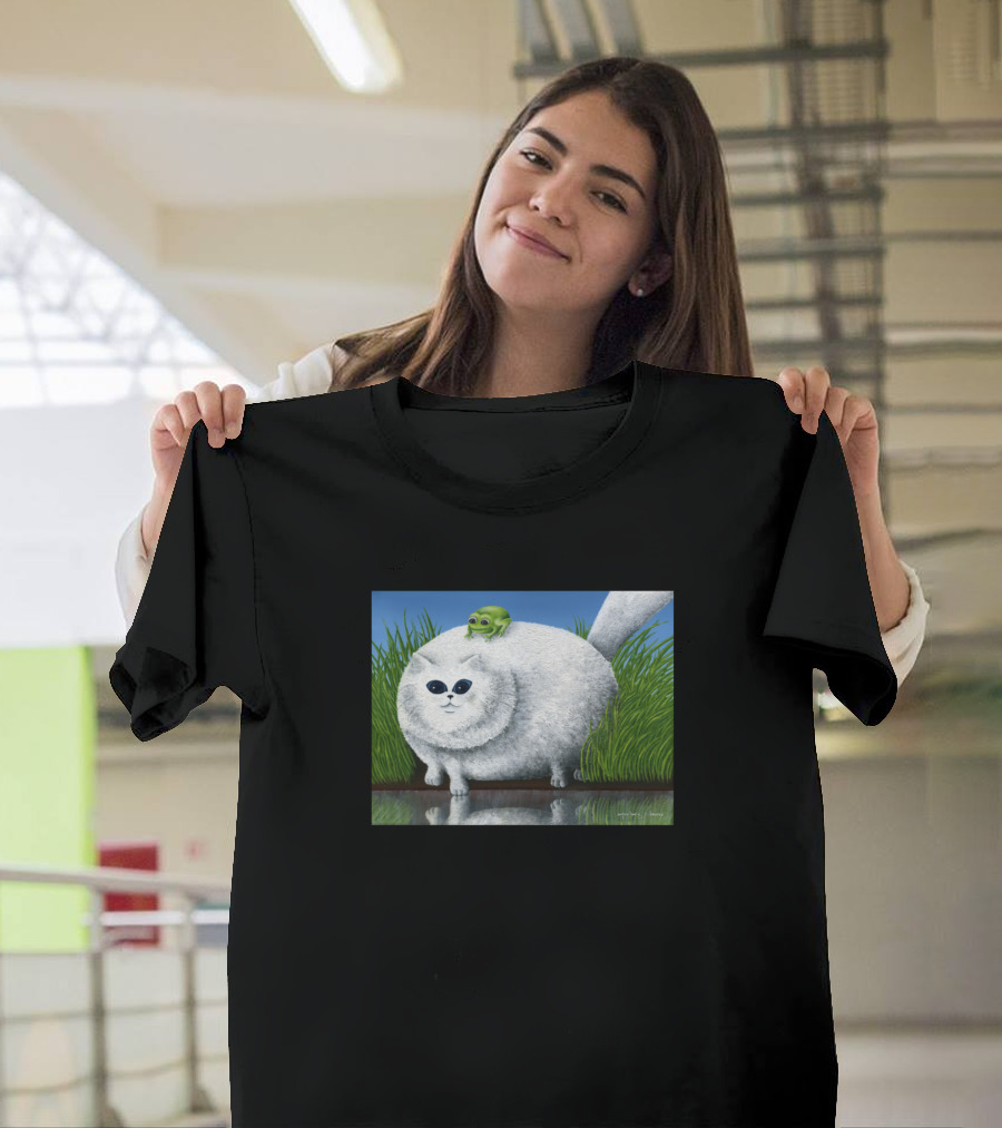 Fat Cat And His Frog by Gary Patterson T-Shirt