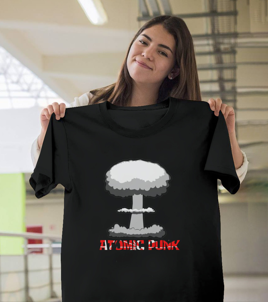 Atomic Punk Mushroom Cloud Explosion T-Shirt