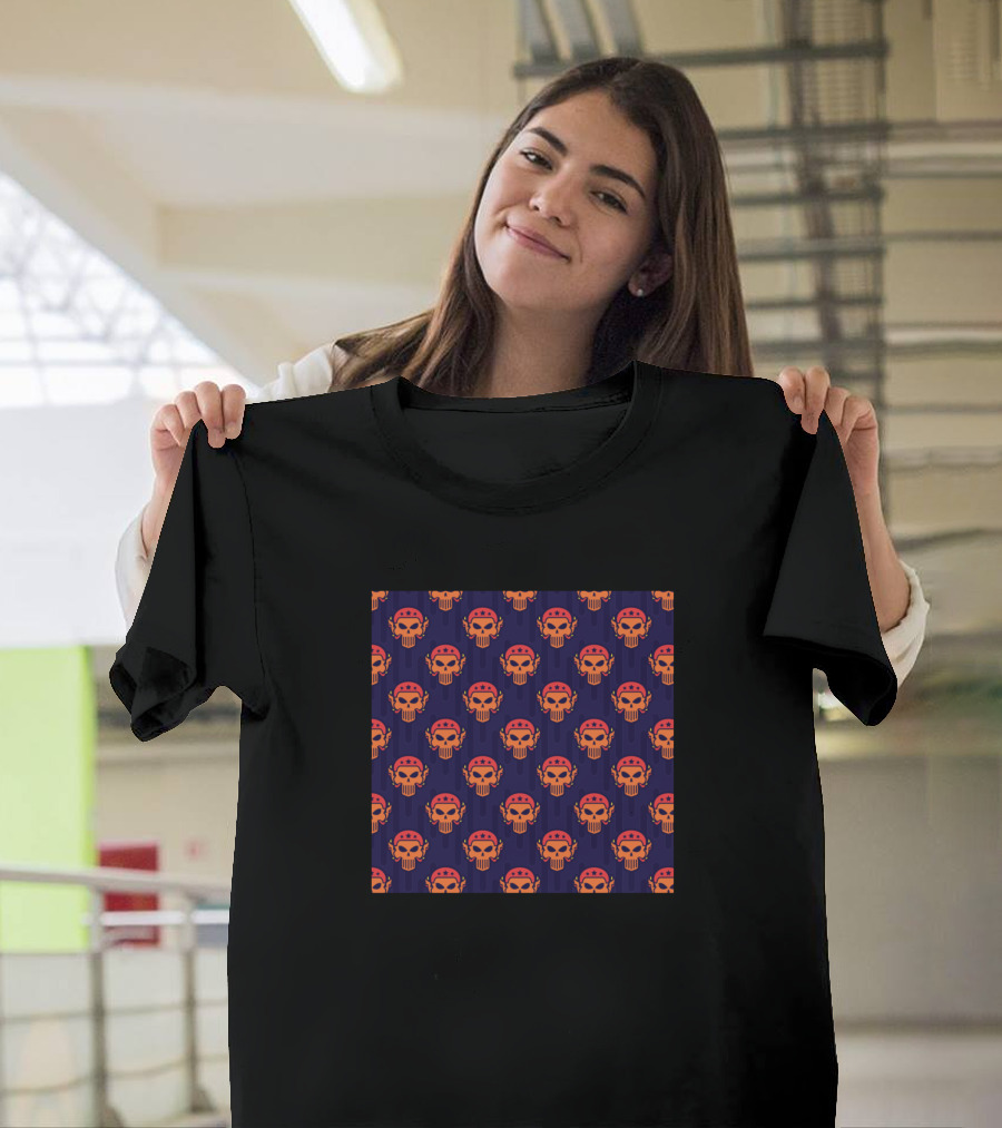 Red Skulls Halloween T-Shirt
