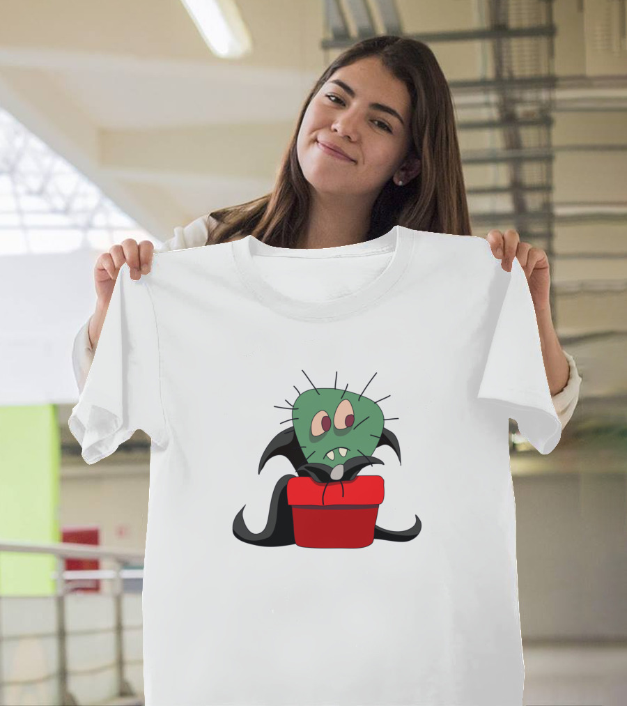I Am Little Confused Cute Monster in Red Box Halloween Fun T-Shirt