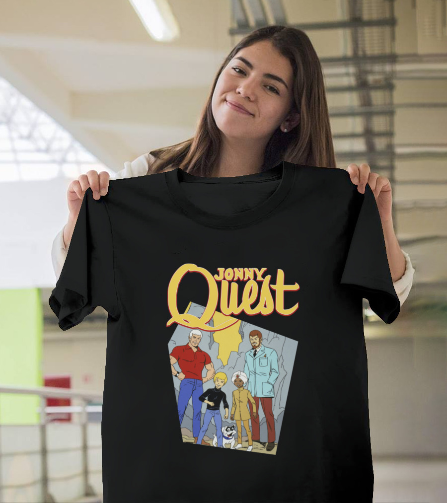 Jonny Quest Classic Cartoon Characters Adventure Team T-Shirt