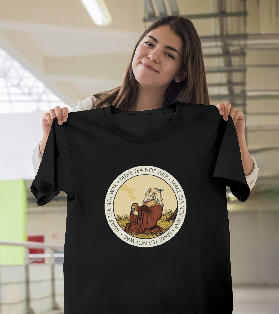 Make Tea Not War Uncle Iroh Peaceful Tea Circle T-Shirt