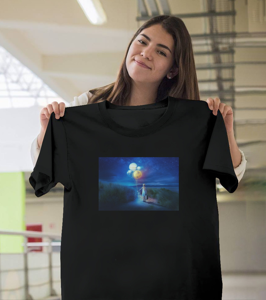 Love Our Planets Celestial Night Sky Adventure T-Shirt