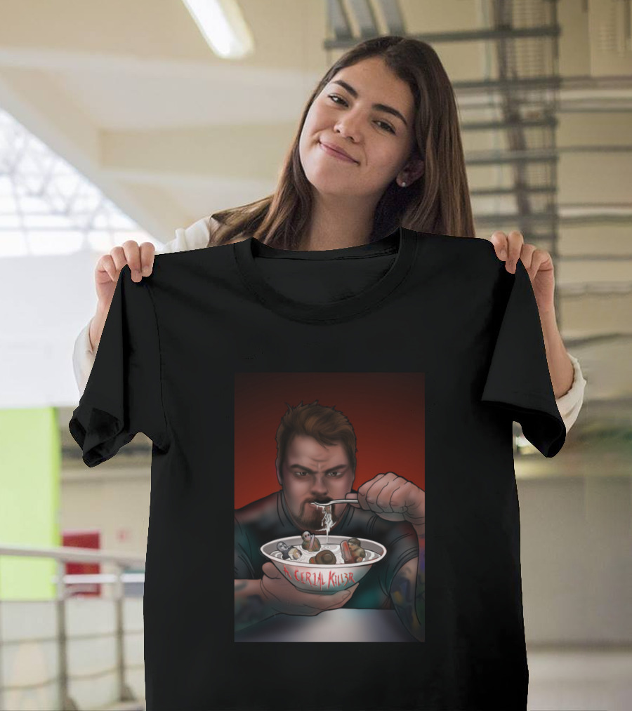 Cer1al Killer Bowl Eating Scene T-Shirt