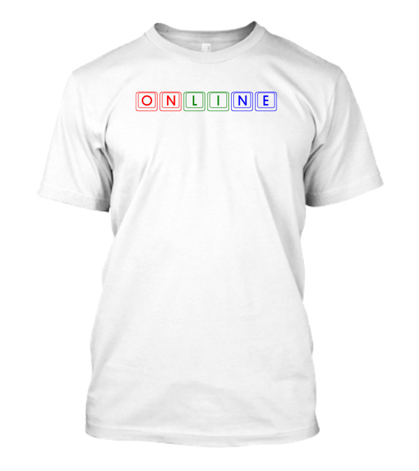 Rgb Color Online Keyboard Blocks T-Shirt