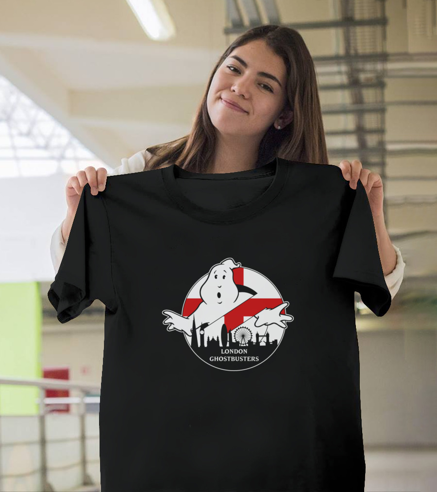 London Ghostbusters St George's Cross Skyline Emblem T-Shirt