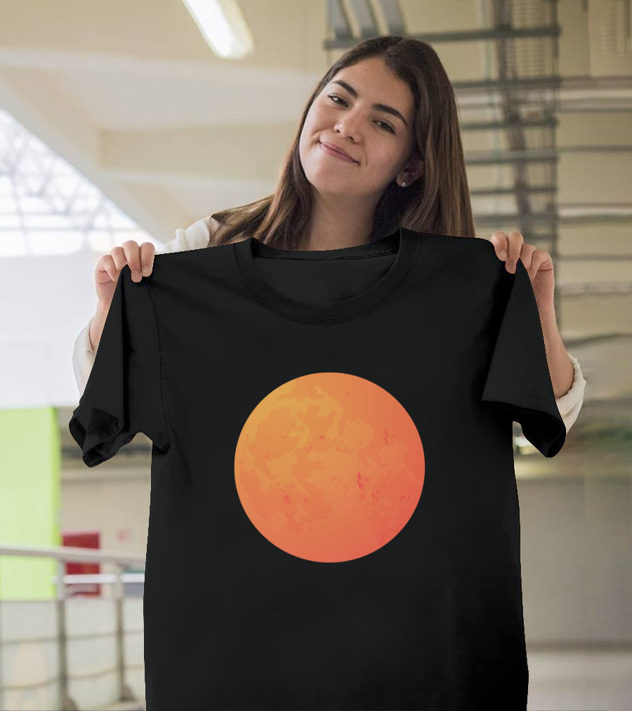 Red Moon Lunar Phase T-Shirt