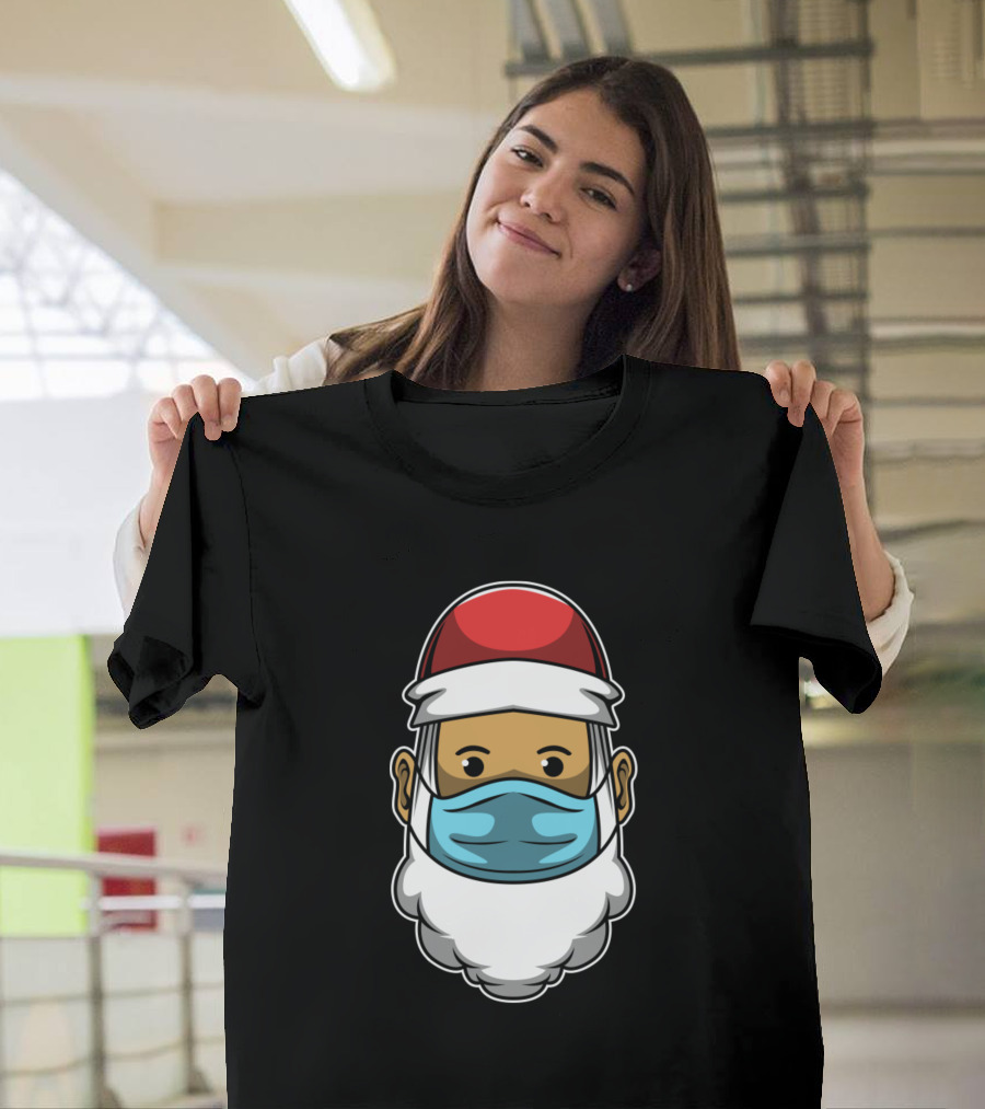 Santa Claus Masked Up Christmas Guaranteed T-Shirt