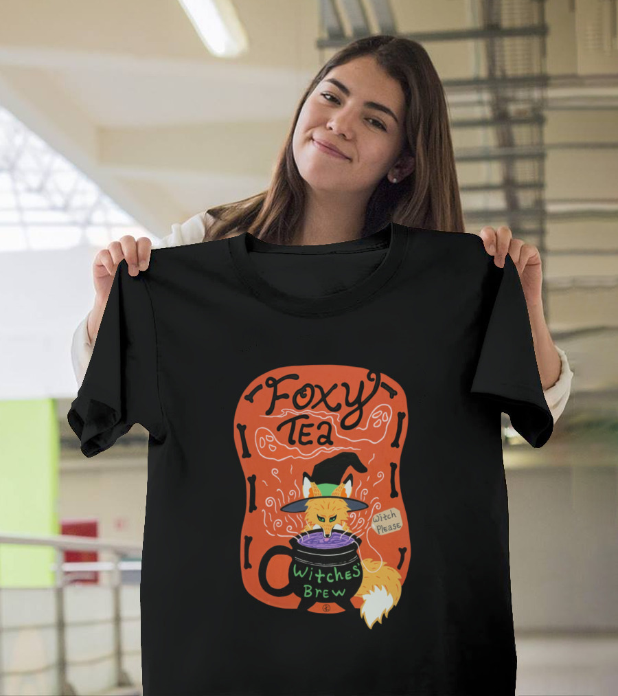 Foxy Tea Witches Brew Witch Please T-Shirt