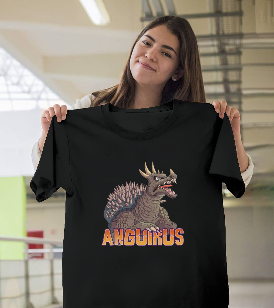 Anguirus Kaiju Monster Illustration with Spiked Shell and Horns T-Shirt