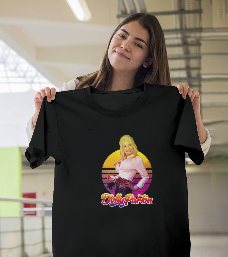 Dolly Parton Sunset Style Retro T-Shirt