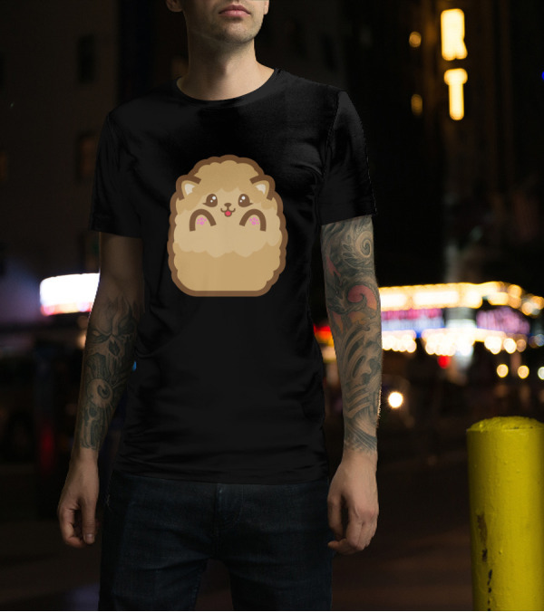 Fluffy Puppy Cute Cartoon T-Shirt