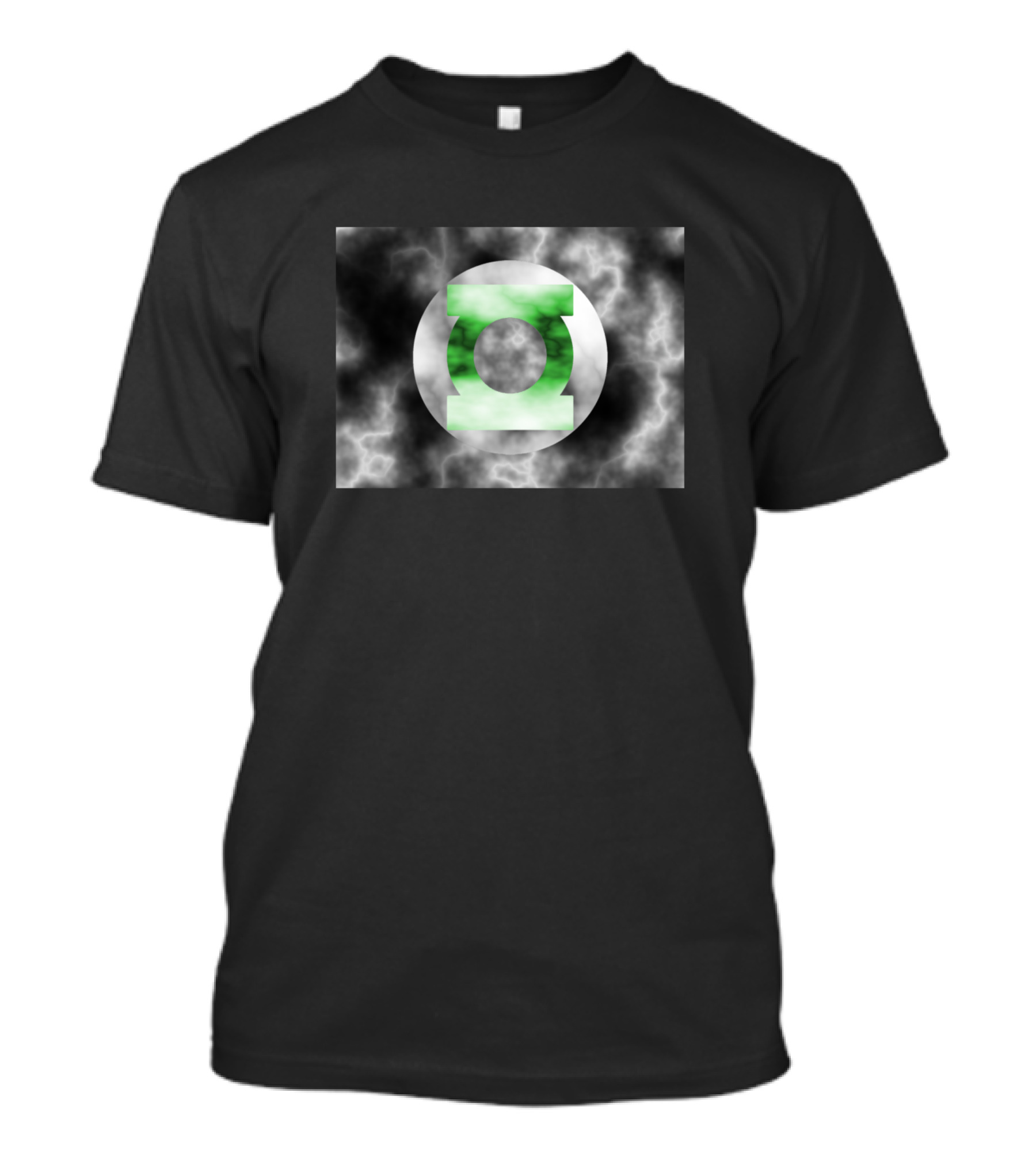 Green Lantern Symbol Smoky Background T-Shirt