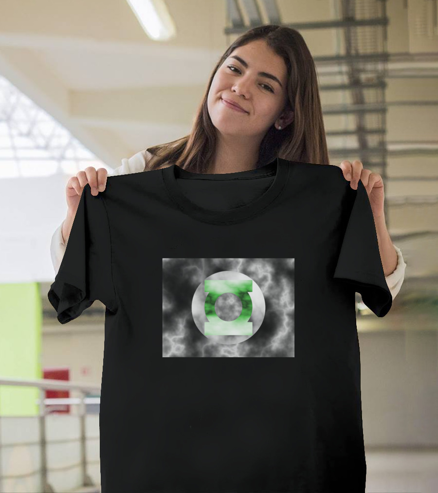 Green Lantern Symbol Smoky Background T-Shirt
