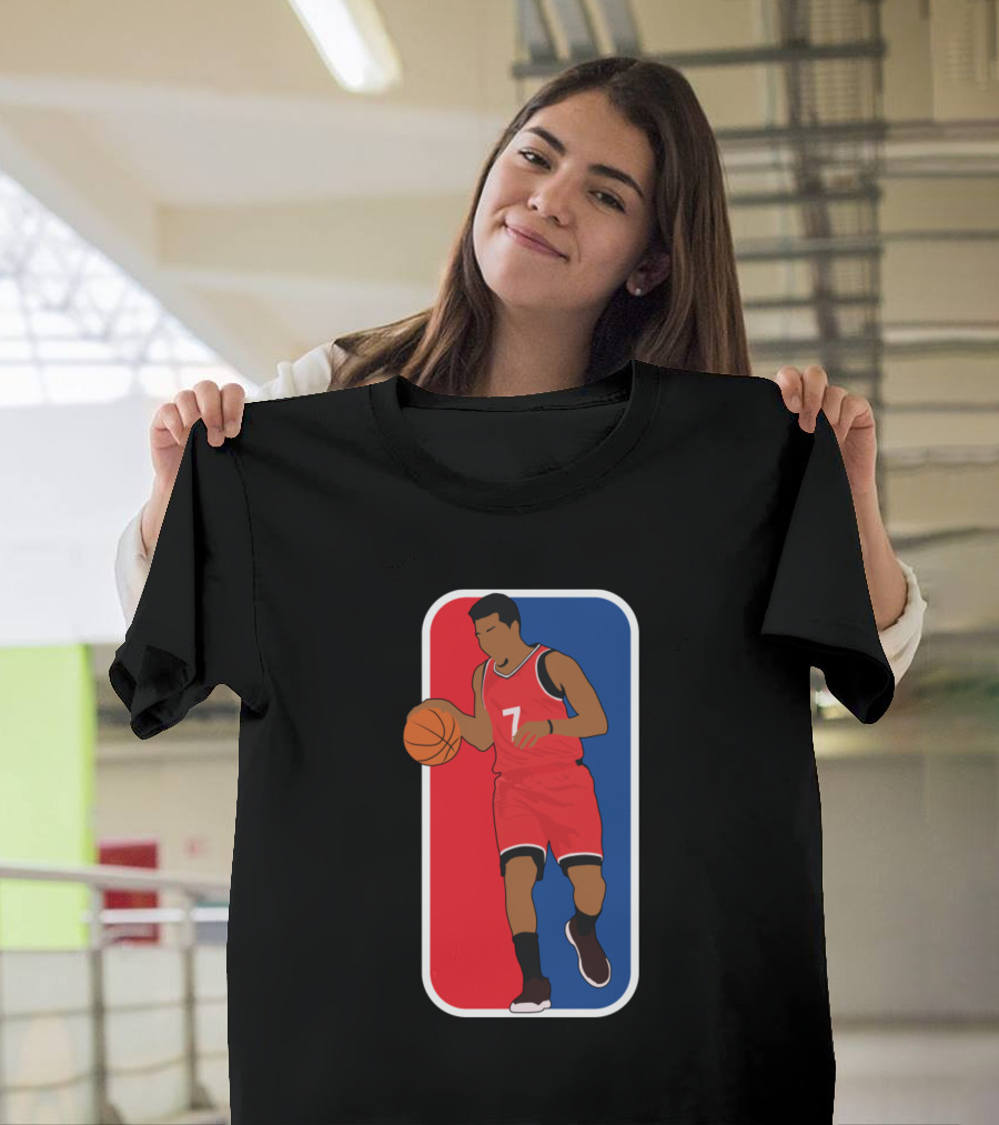 Kyle Lowry Number 7 Basketball Dribble T-Shirt