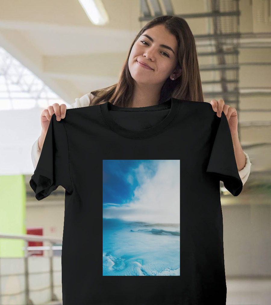 Blue Summer Sunset Horizon Vista T-Shirt