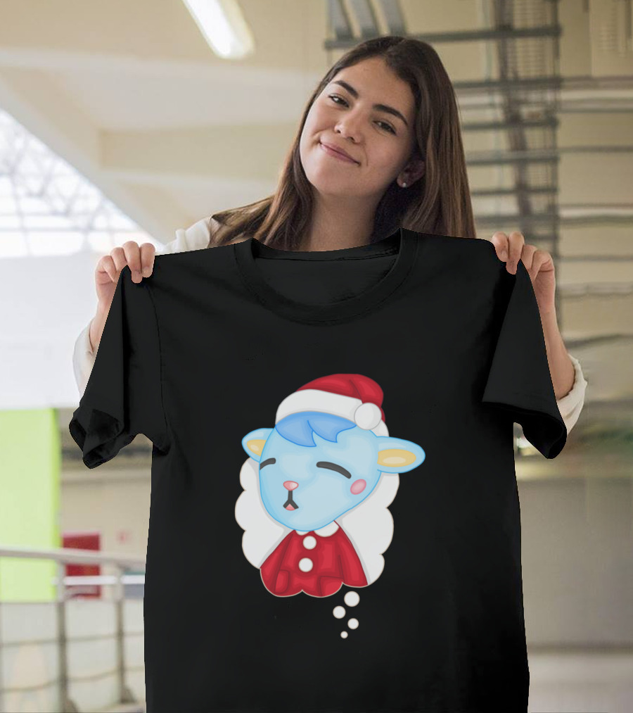 Festive Sherb Santa Dream Bubble Holiday T-Shirt