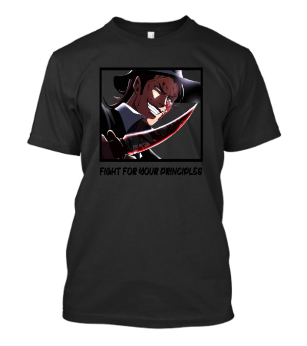 S N K Fight For Your Principles Kenny动漫角色持刀 T-Shirt