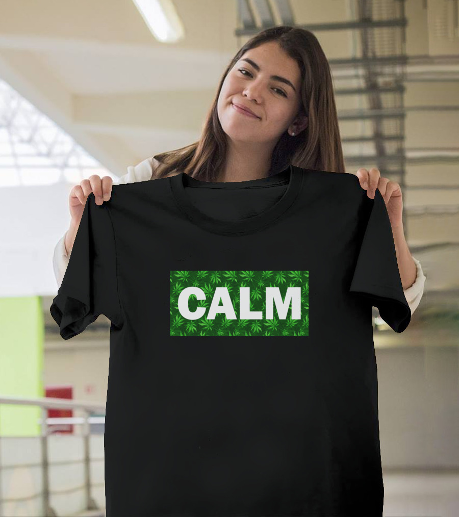 CALM Cannabis Leaf T-Shirt
