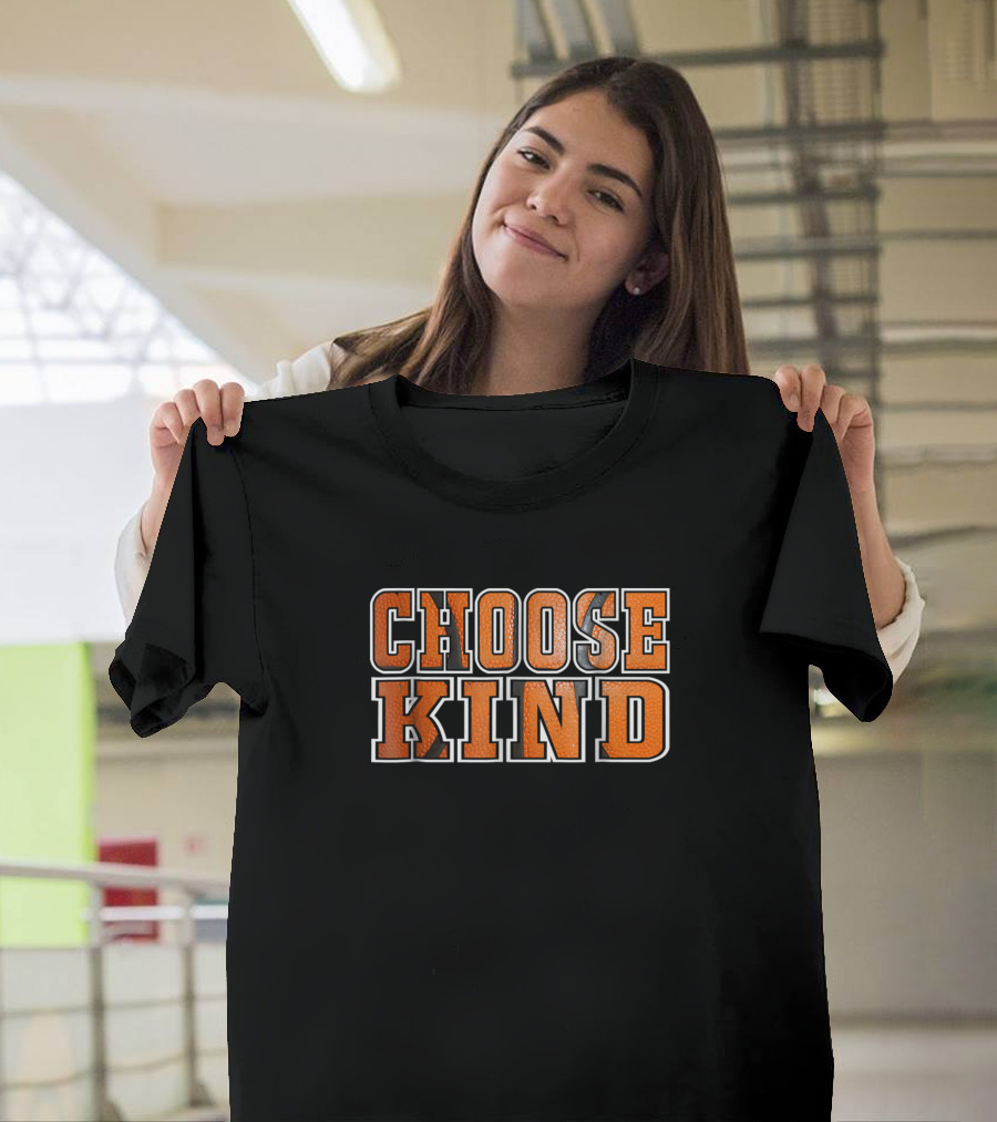 Choose Kind Cute Basketball Pe Teacher T-Shirt