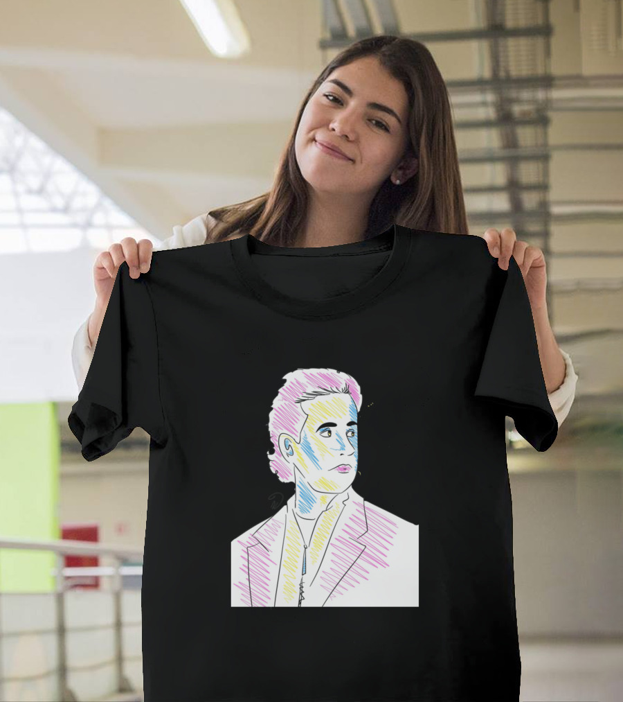 Sketched Up Jerry Colorful T-Shirt