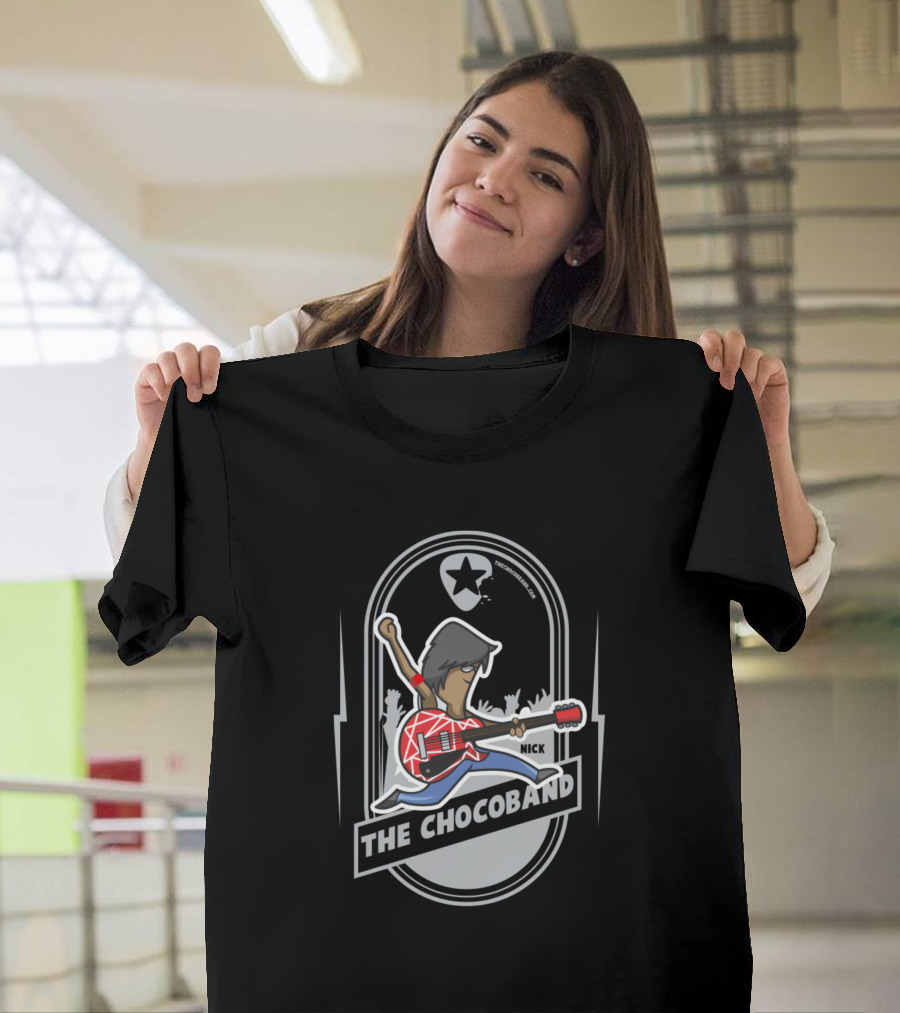 The Chocoband Rock Star Nick Concert Night Music Mashup T-Shirt