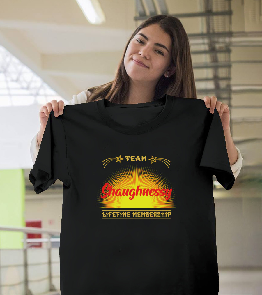 Team Shaughnessy Lifetime Membership Starburst T-Shirt