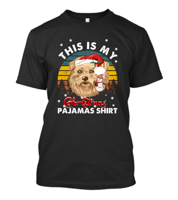 THIS IS MY CHRISTMAS PAJAMAS SHIRT NORFOLK TERRI VINTAGE T-Shirt